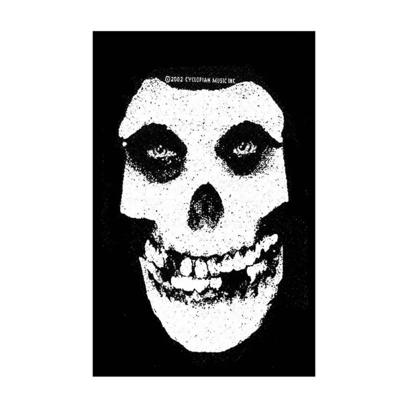Misfits White Skull Official Patch (13cm x 11cm) made by Paradiso Clothing
