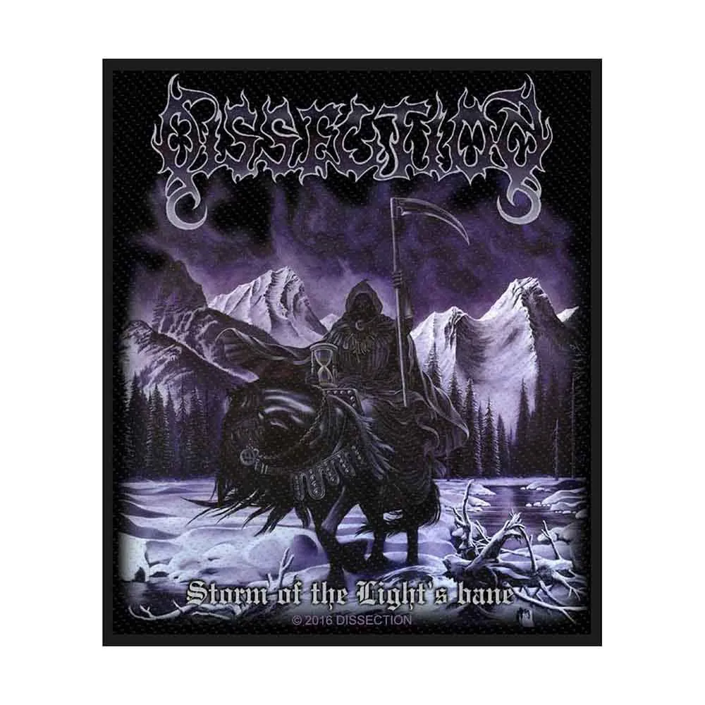 Dissection Standard Patch Storm of the Lights Bane new Official Black sold by Paradiso Clothing