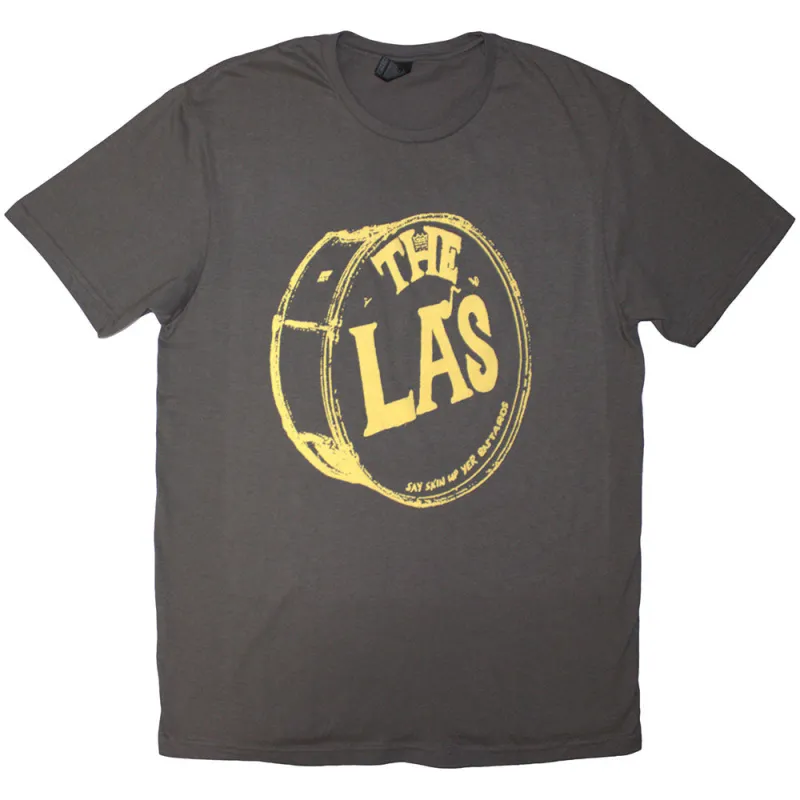 The LA's Yellow Drum Head Logo T Shirt made by Paradiso Clothing