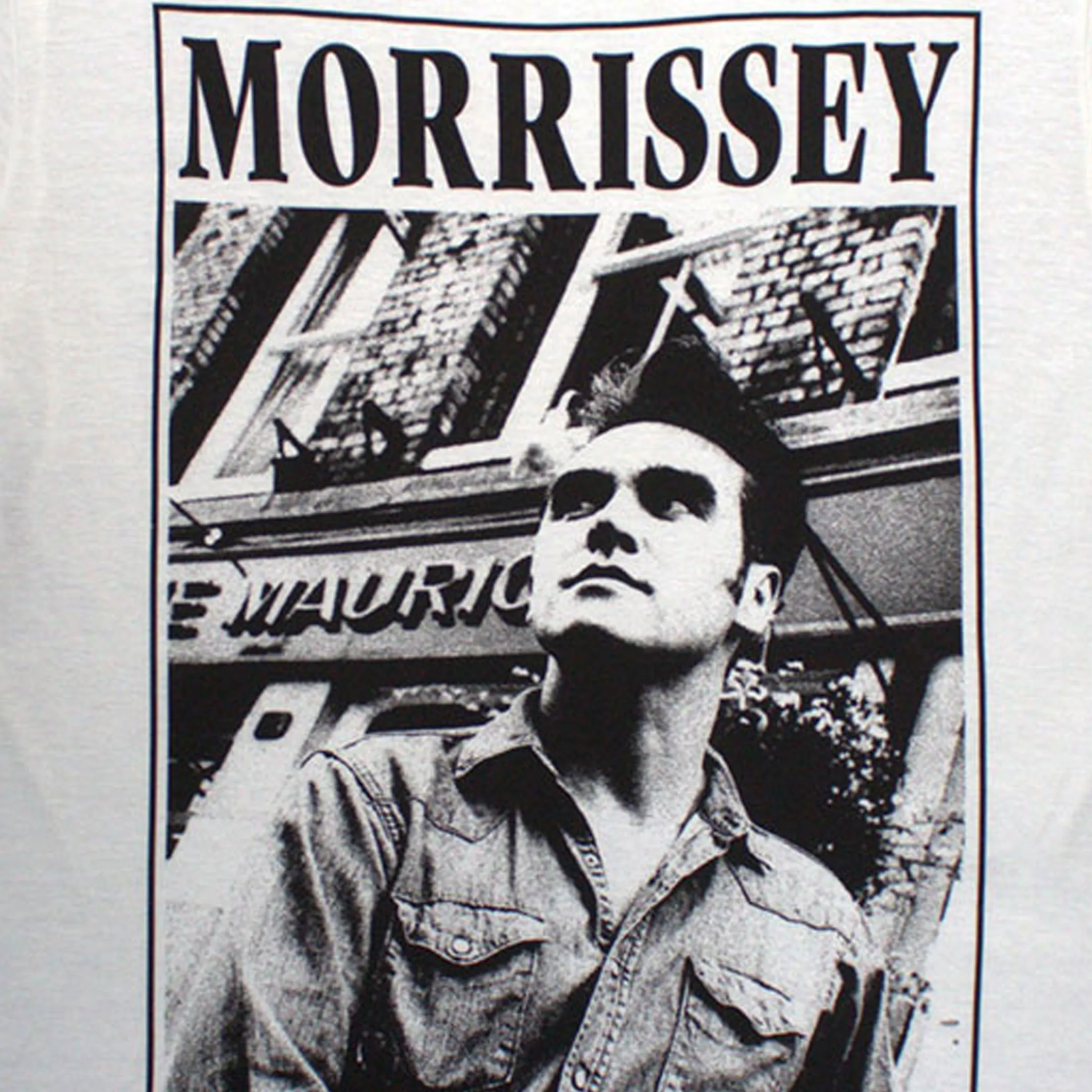 Morrissey Maurice B&W Photo T Shirt sold by Paradiso Clothing product image thumbnail 2