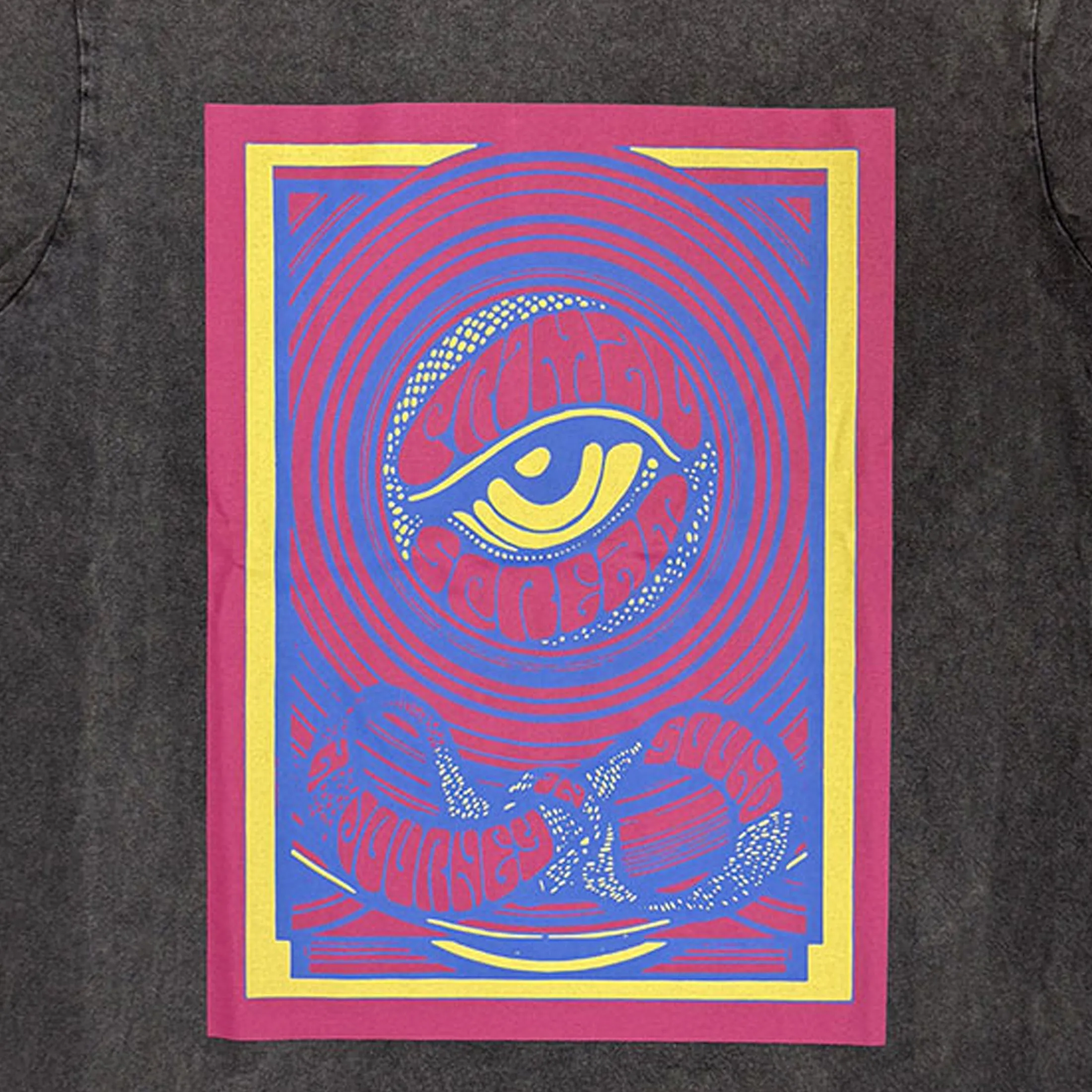 Primal Scream Psychedelic Eye Stone Wash T Shirt sold by Paradiso Clothing product image thumbnail 2