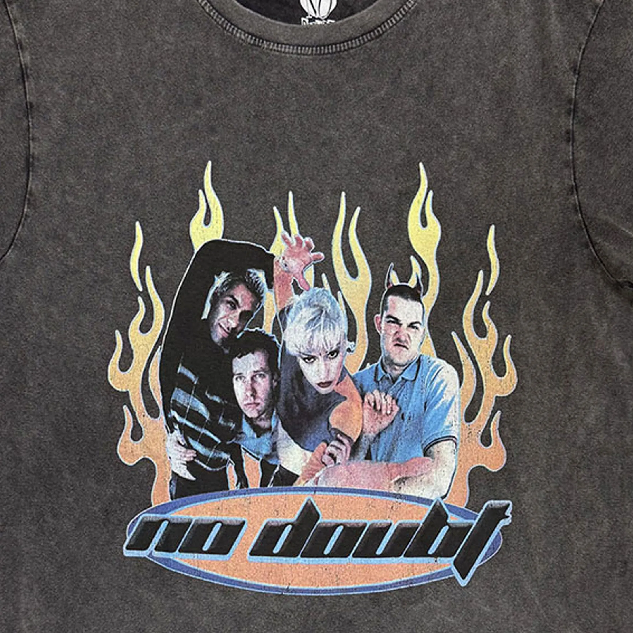 No Doubt Retro Band Logo Stone Wash T Shirt sold by Paradiso Clothing product image thumbnail 2