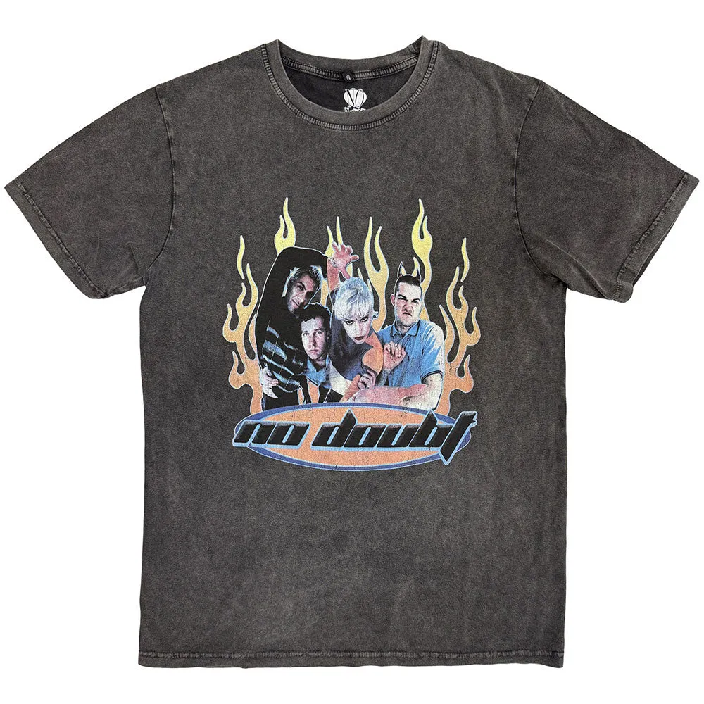 No Doubt Retro Band Logo Stone Wash T Shirt sold by Paradiso Clothing