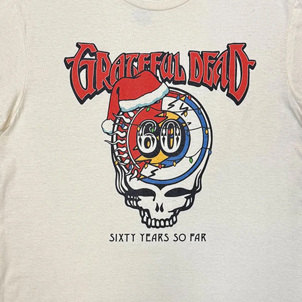 Grateful Dead Santa Hat Stealie T Shirt sold by Paradiso Clothing product image thumbnail 2