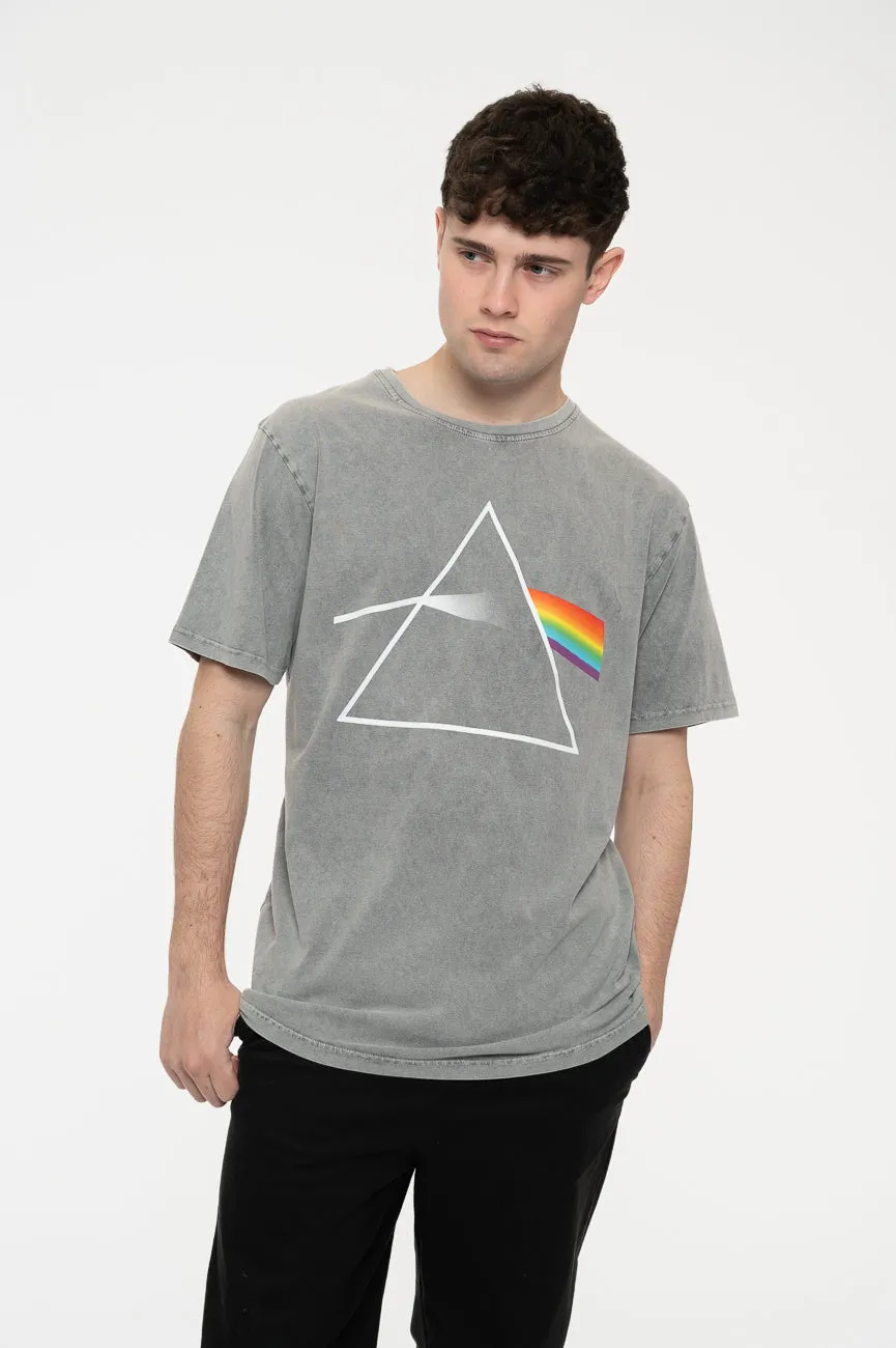 Pink Floyd Dark Side Of The Moon Album Limited Edition 999 Only Premium Wash T Shirt sold by Paradiso Clothing