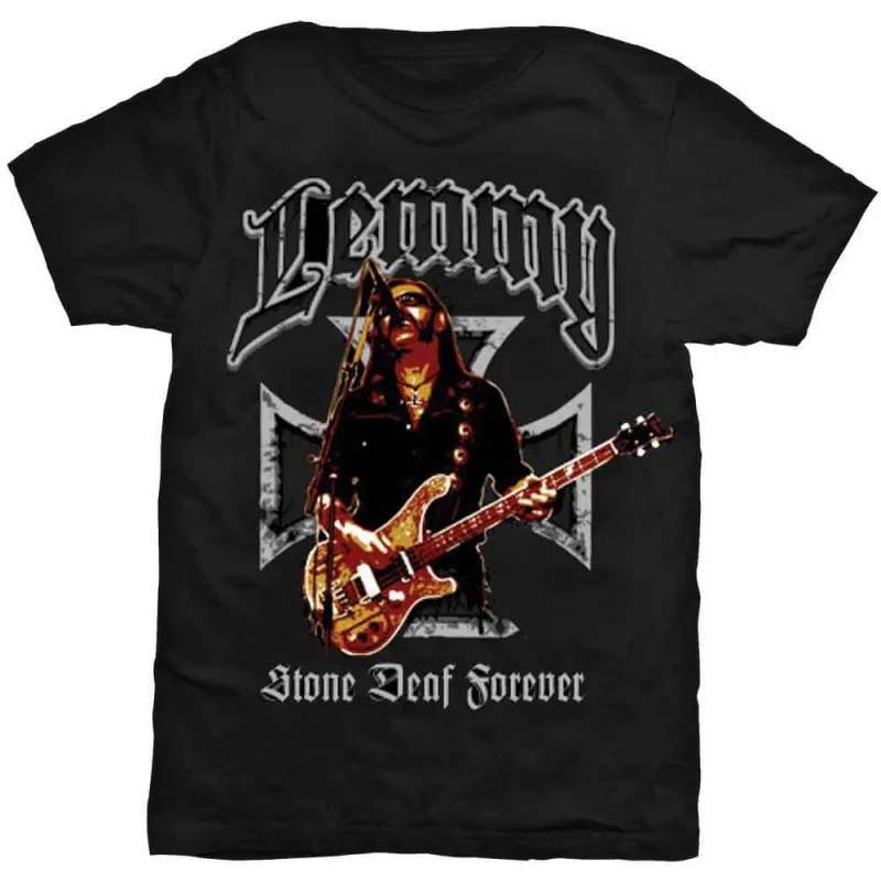 Lemmy Stone Deaf Forever T Shirt made by Paradiso Clothing