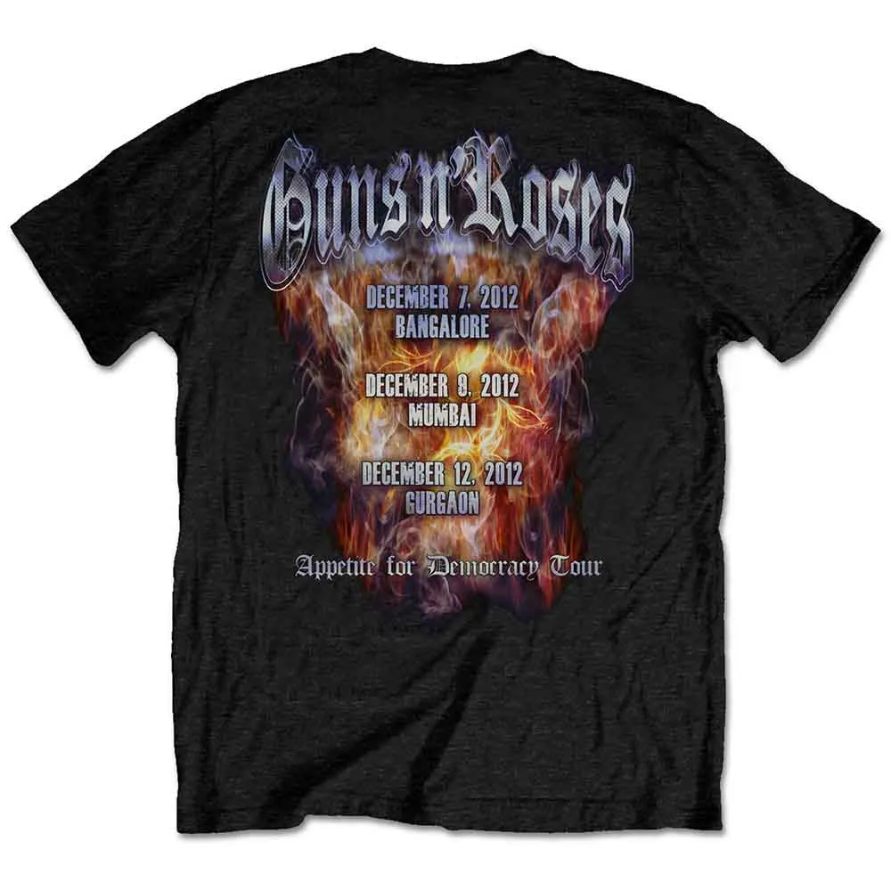 Guns N' Roses Unisex T-Shirt: Torso (Black) (Back Print) sold by Paradiso Clothing