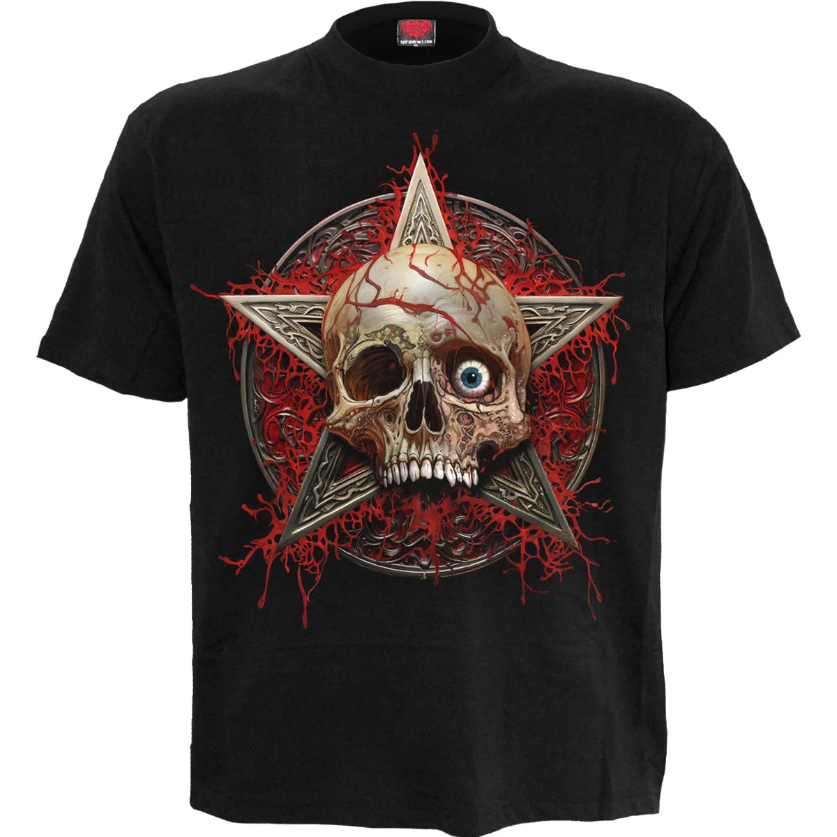Spiral - CREEPING CURSE - T-Shirt Black sold by Paradiso Clothing