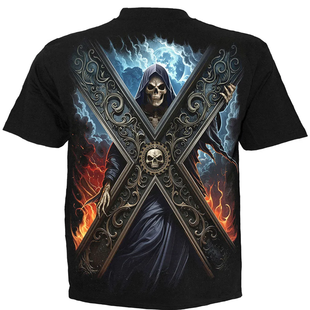 Spiral - CROSSED OVER - T-Shirt Black sold by Paradiso Clothing product image thumbnail 4