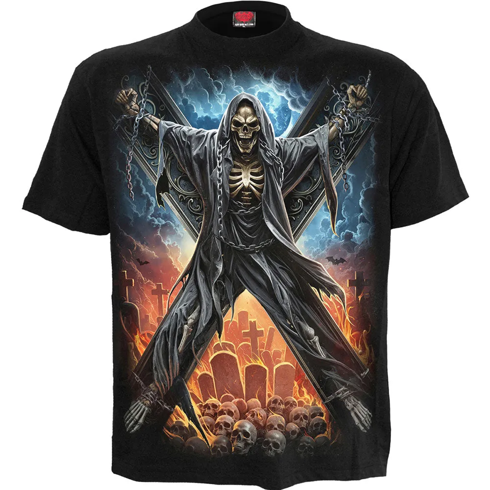 Spiral - CROSSED OVER - T-Shirt Black sold by Paradiso Clothing product image thumbnail 3