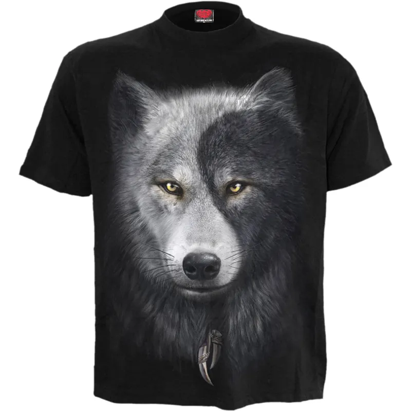 Spiral - WOLF CHI - T-Shirt Black made by Paradiso Clothing