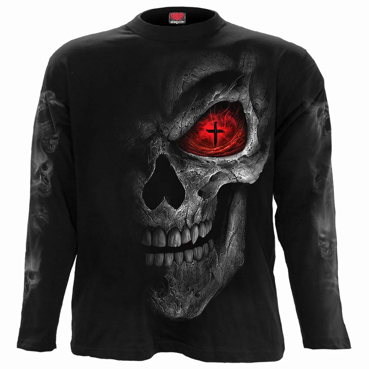 Spiral - DEATH STARE - Longsleeve T-Shirt Black sold by Paradiso Clothing