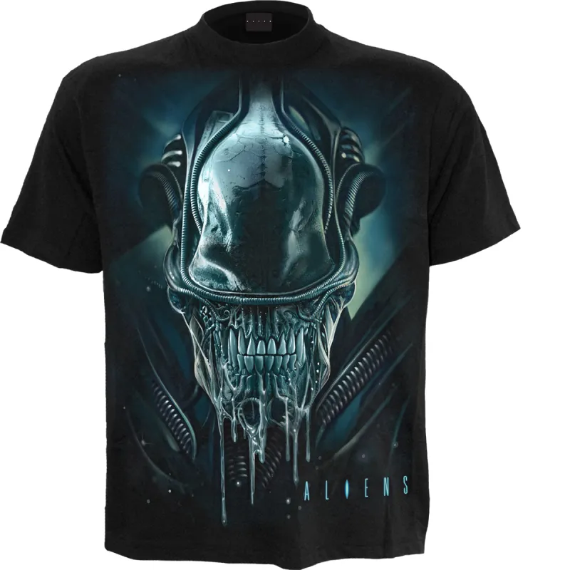 ALIEN - XENO MORPH - Front Print T-Shirt Black made by Paradiso Clothing