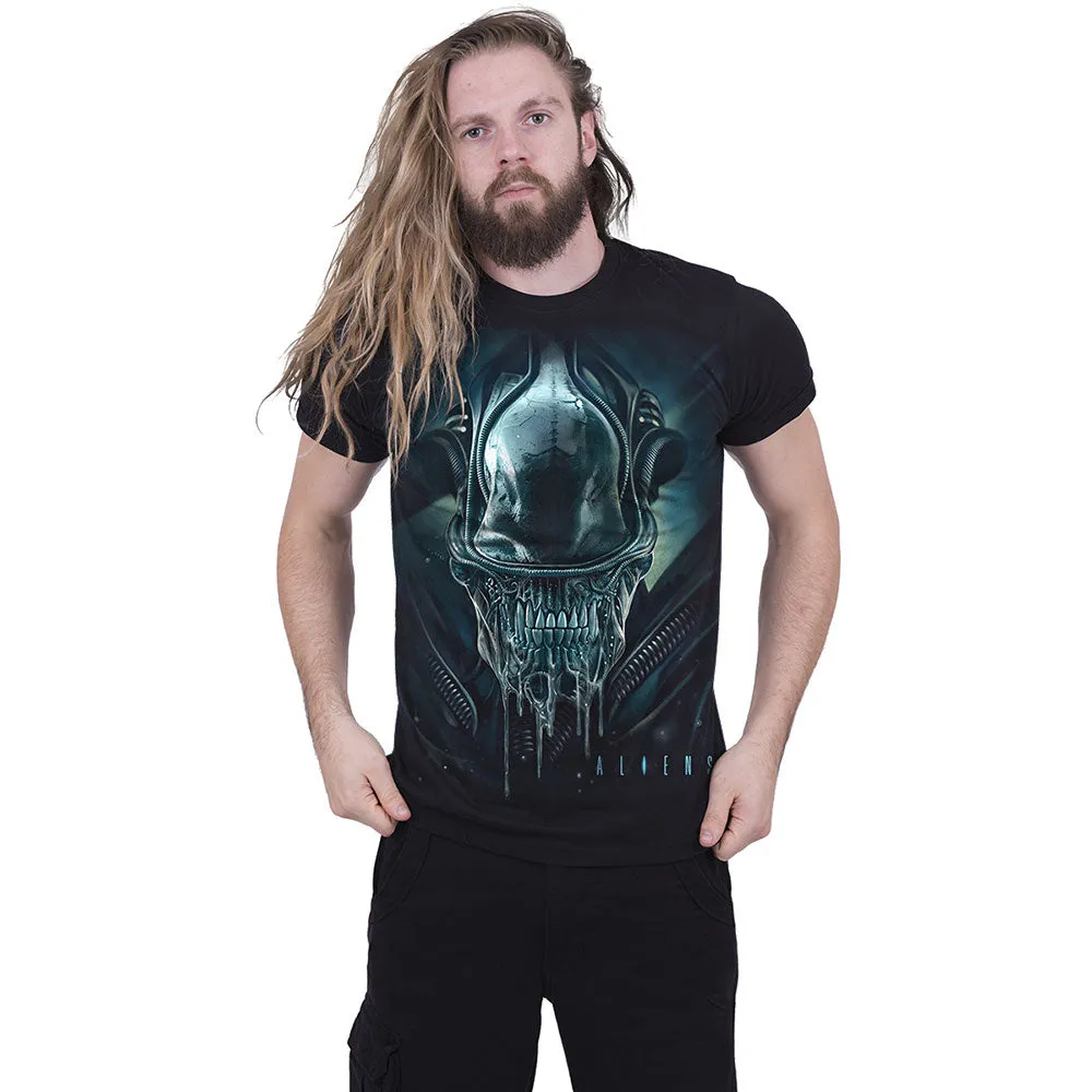 ALIEN - XENO MORPH - Front Print T-Shirt Black sold by Paradiso Clothing product image thumbnail 3