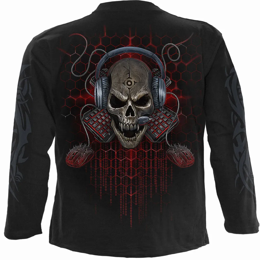 Spiral - PC GAMER - Longsleeve T-Shirt Black sold by Paradiso Clothing product image thumbnail 4