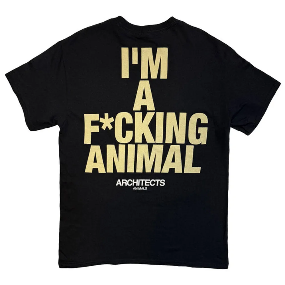 Architects Im An Animal Tour T Shirt sold by Paradiso Clothing product image thumbnail 2