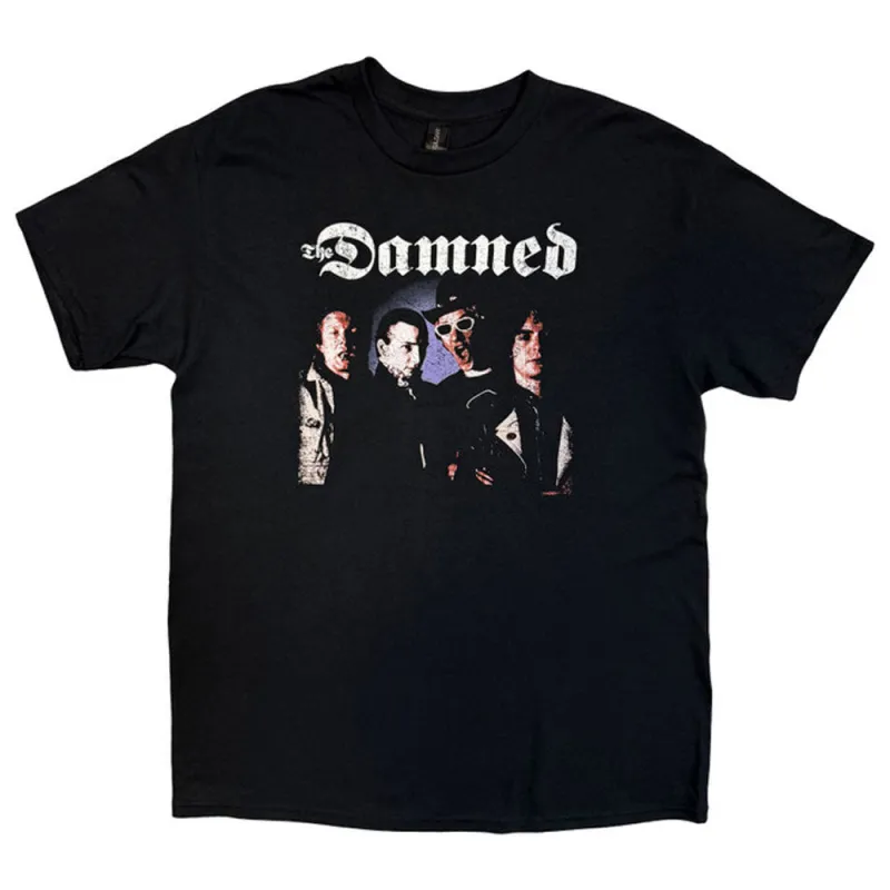 The Damned Photo UK And EU Tour 24 T Shirt made by Paradiso Clothing