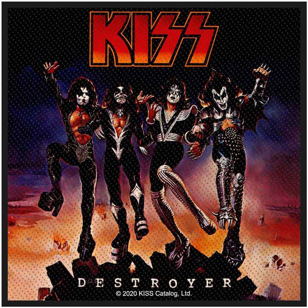 KISS Standard Patch Destroyer new Official Black sold by Paradiso Clothing