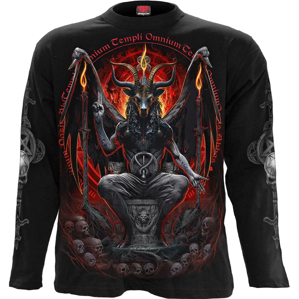 Spiral - BAPHOMET - Longsleeve T-Shirt Black sold by Paradiso Clothing product image thumbnail 3