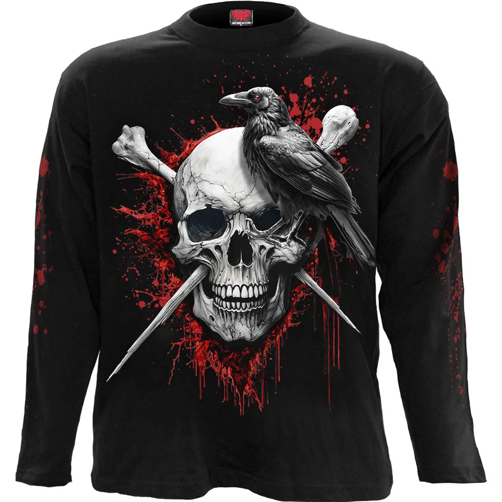 Spiral - DEATH RAVEN - Longsleeve T-Shirt Black sold by Paradiso Clothing product image thumbnail 3