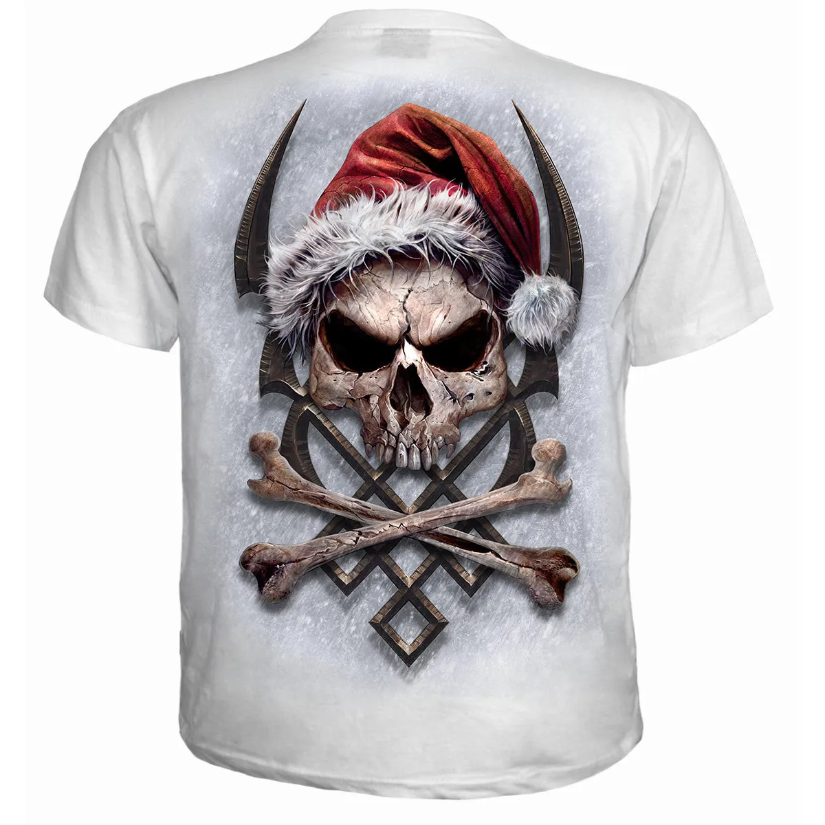 Spiral - ROCK SANTA - T-Shirt White sold by Paradiso Clothing product image thumbnail 2