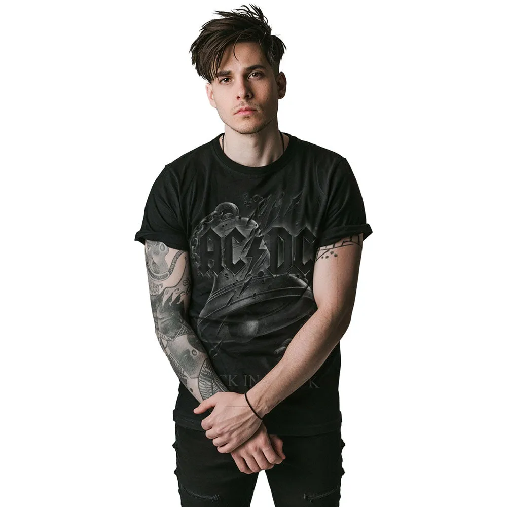 AC/DC - BACK IN BLACK TORN - Front Print T-Shirt Black sold by Paradiso Clothing product image thumbnail 3