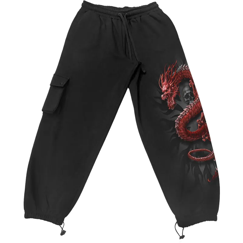 Spiral - ORIENTAL DRAGON - Casual Cargo Joggers made by Paradiso Clothing