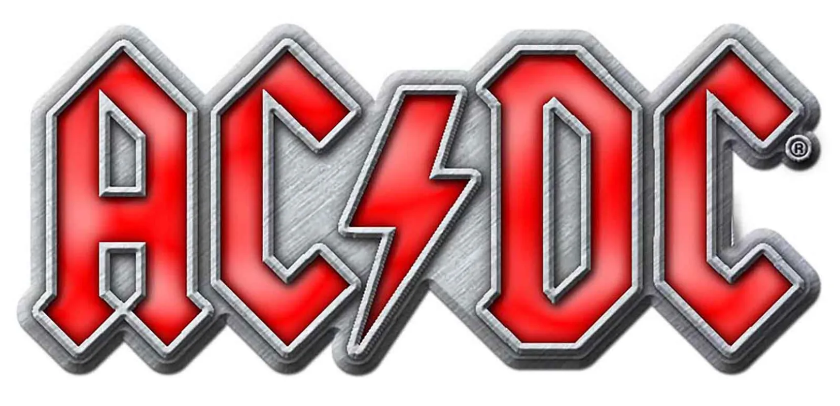 AC/DC Voltage Band Logo Pin Badge made by AC/DC