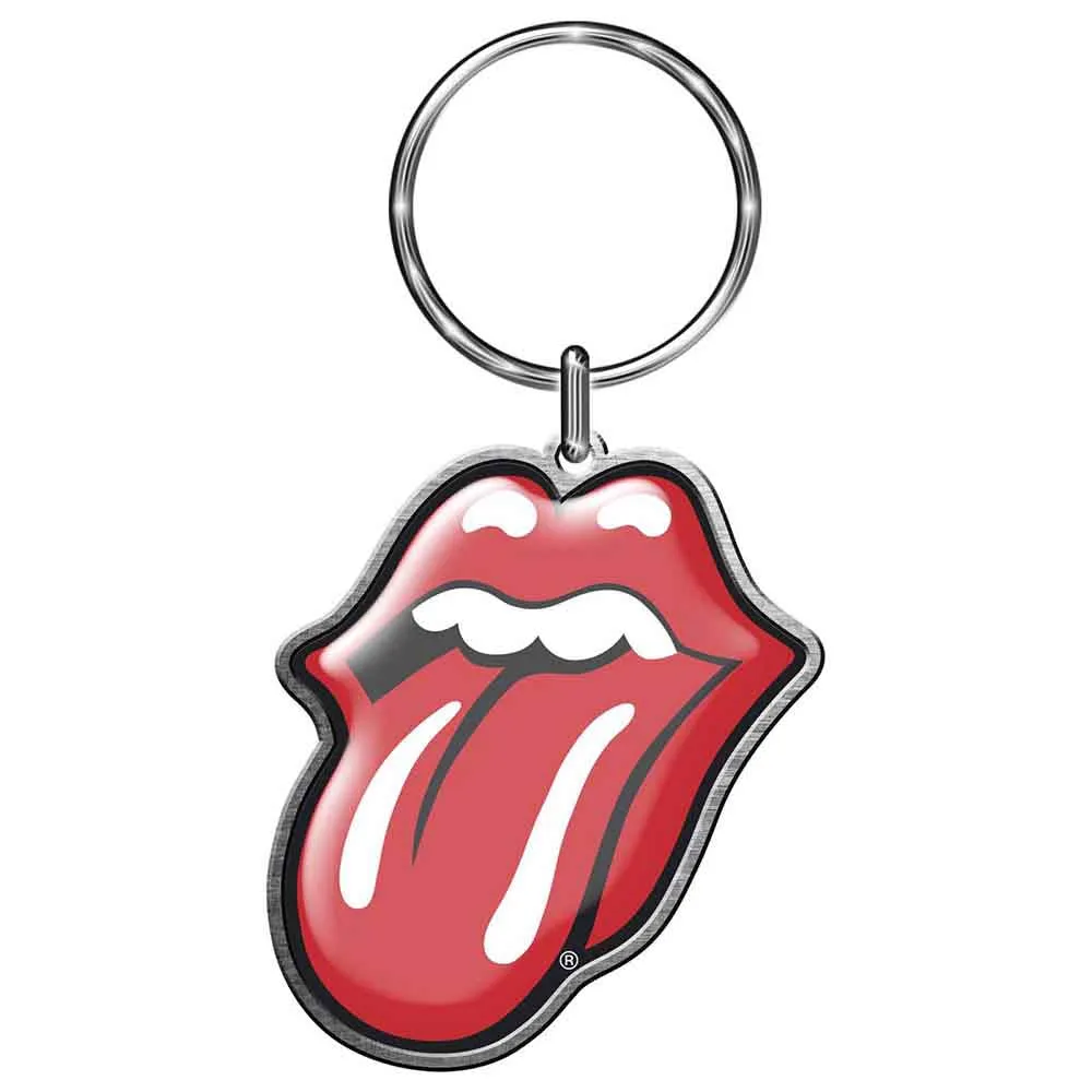 The Rolling Stones Keyring Classic Tongue Keychain sold by Paradiso Clothing
