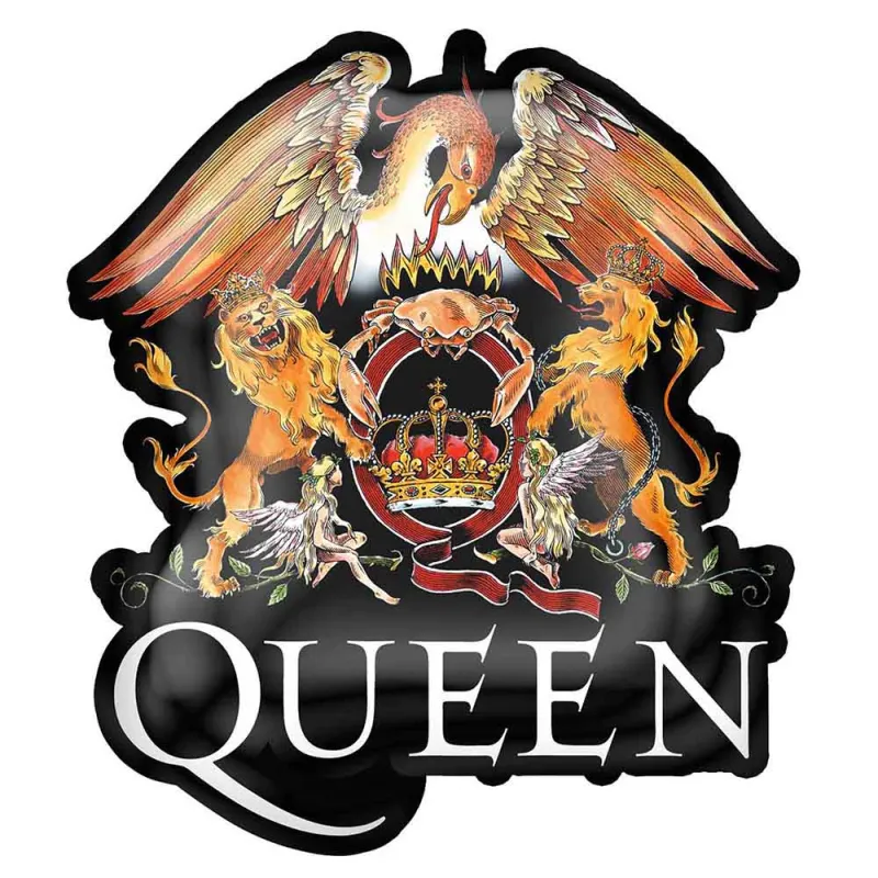 Queen Classic Crest Logo Pin Badge made by Paradiso Clothing