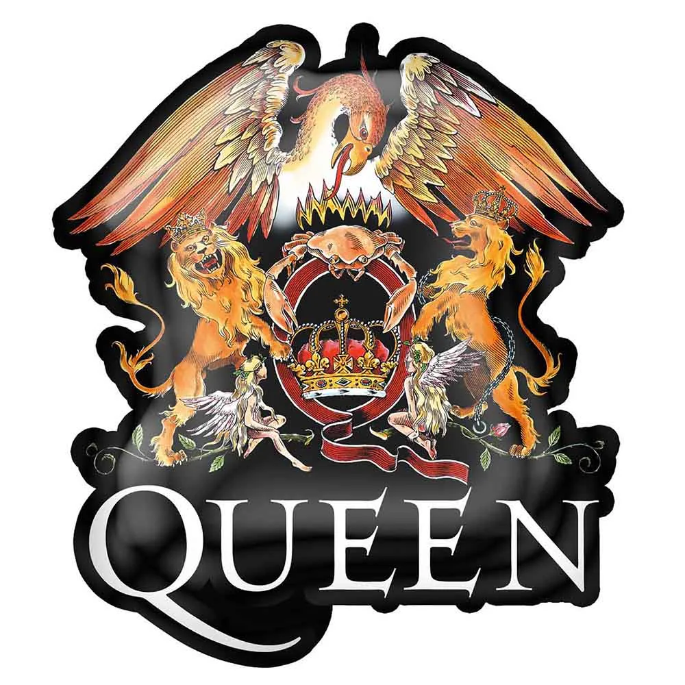 Queen Classic Crest Logo Pin Badge sold by Paradiso Clothing