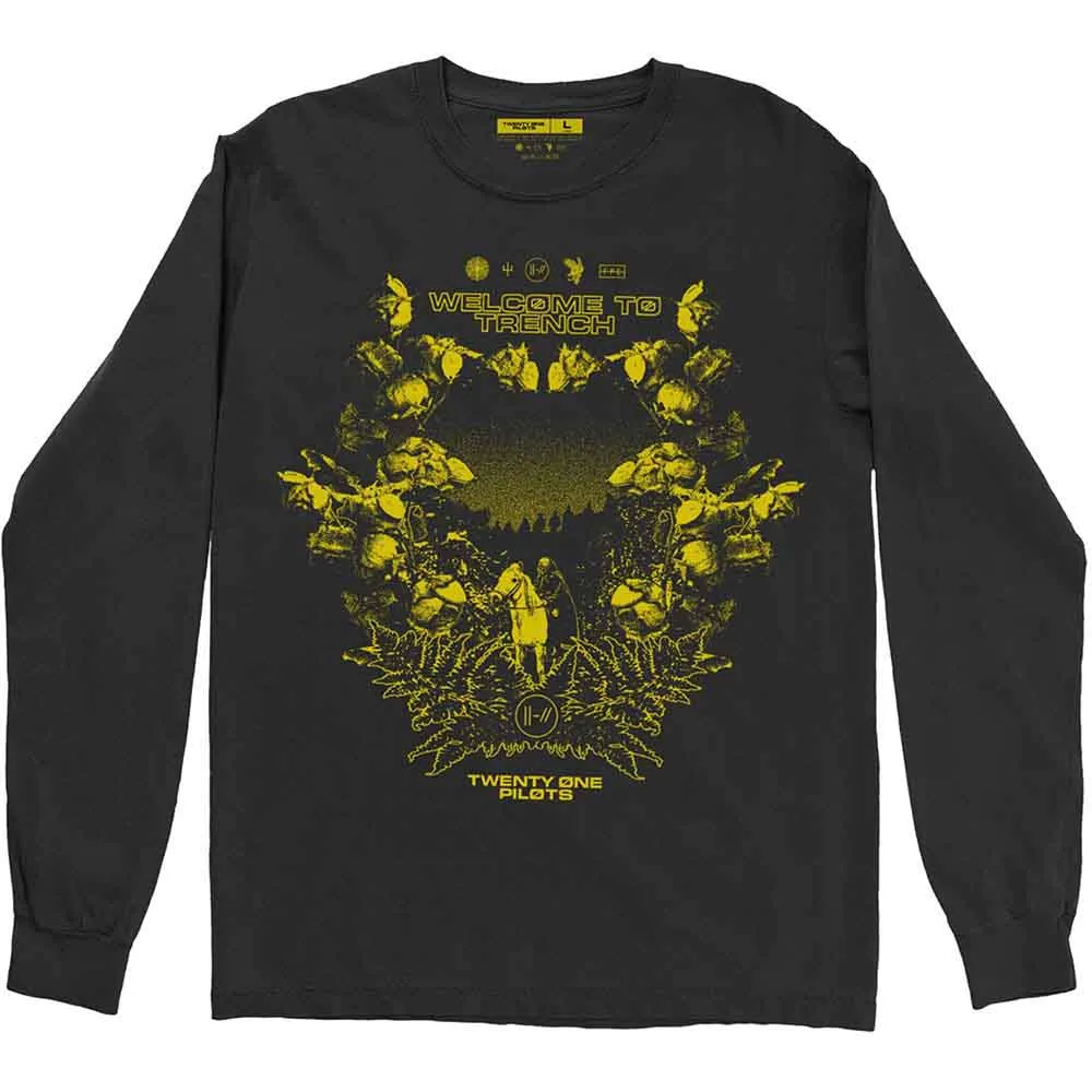 Twenty One Pilots Trench Scene Long Sleeve T Shirt sold by Paradiso Clothing