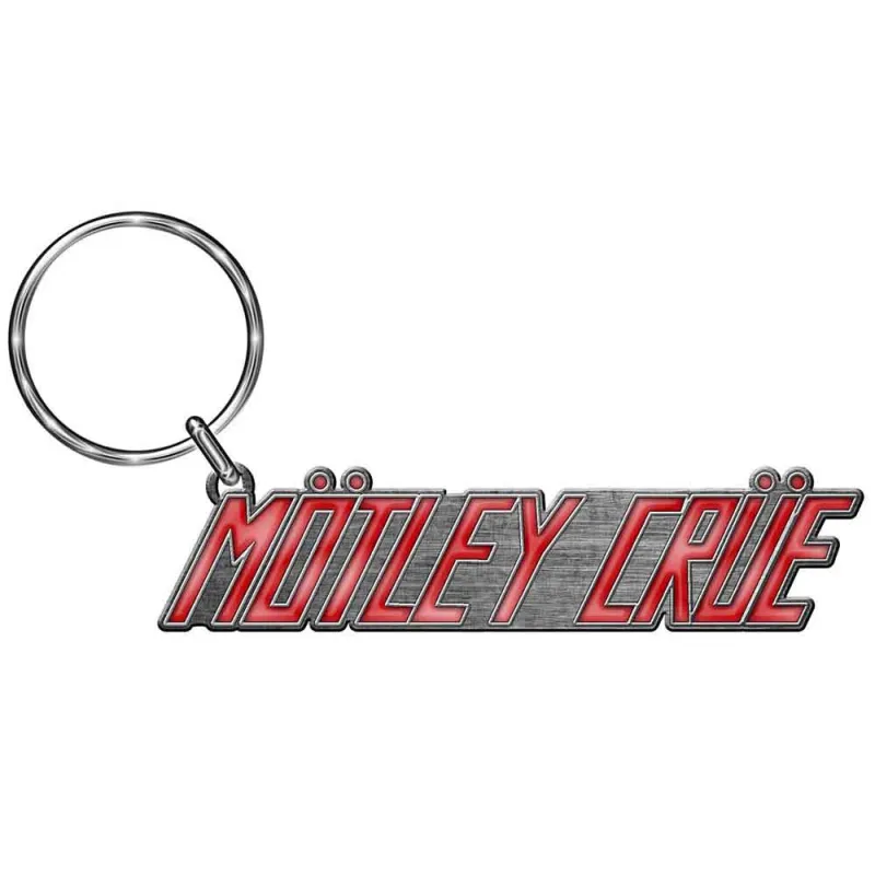 Motley Crue Keyring Classic Band Logo Keychain made by Motley crue