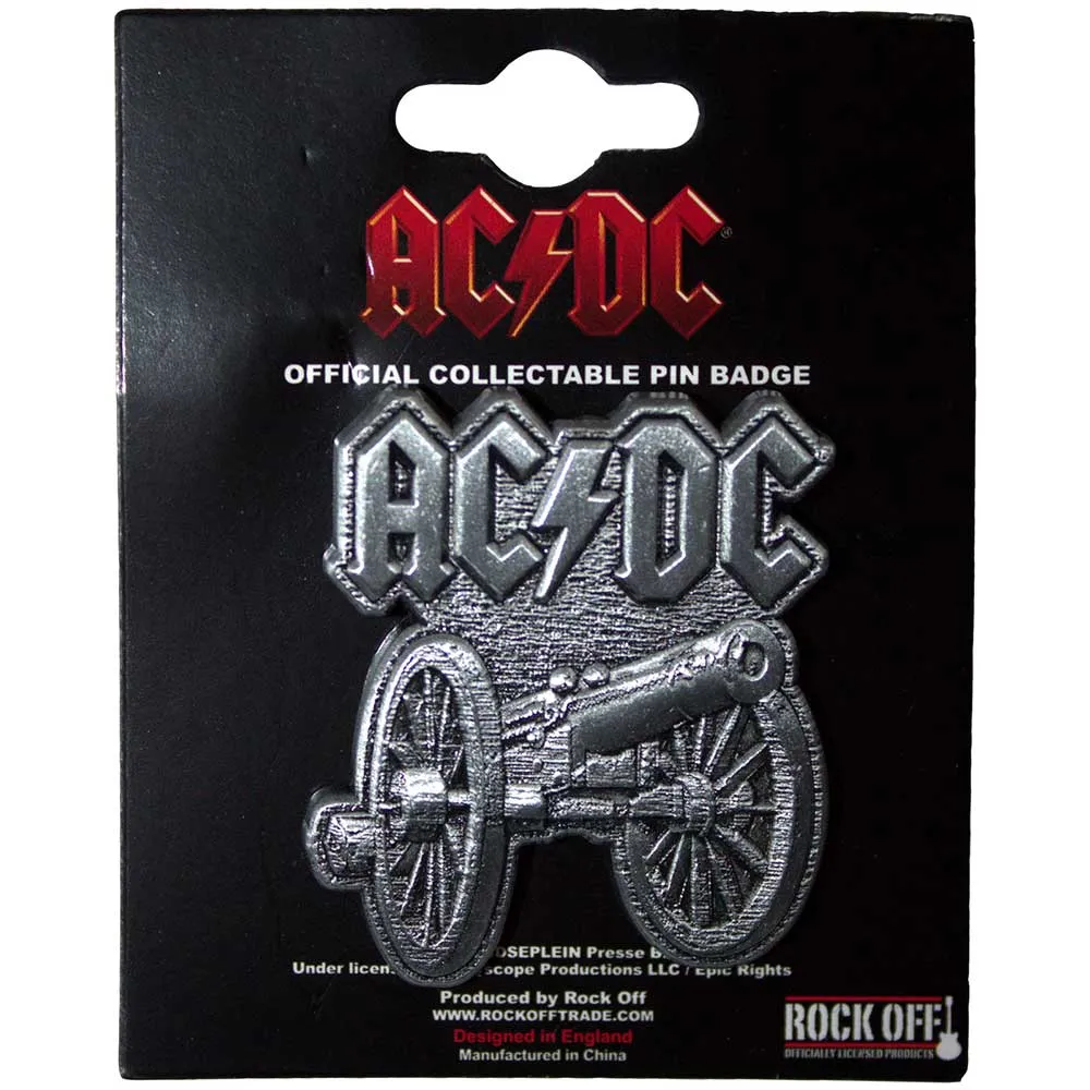 AC/DC For Those About To Rock Pin Badge sold by Paradiso Clothing product image thumbnail 2