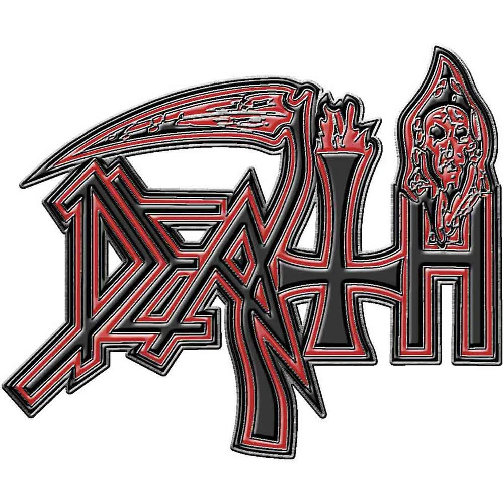 Death Human Pin Badge sold by Paradiso Clothing