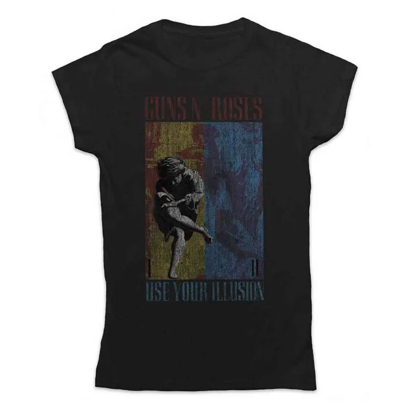 Guns N' Roses Use Your Illusion Skinny Fit T Shirt made by Paradiso Clothing
