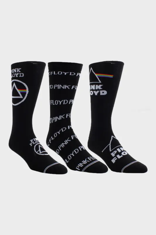 Pink Floyd Sock Set 3 Pack In Guitar Shaped Tin made by Pink Floyd