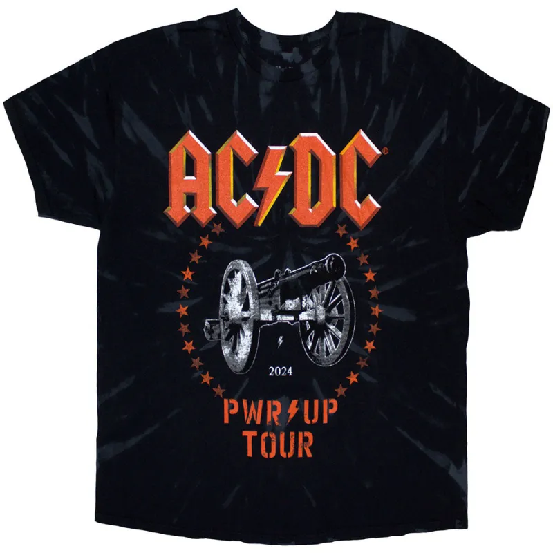 AC/DC PWR UP Tour 24 Cannon T Shirt made by AC/DC