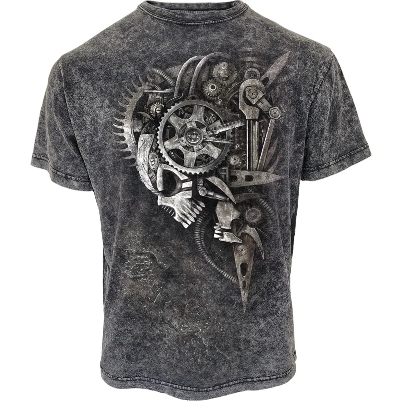 Spiral - DIESEL PUNK - Acid Wash T-Shirt made by Paradiso Clothing