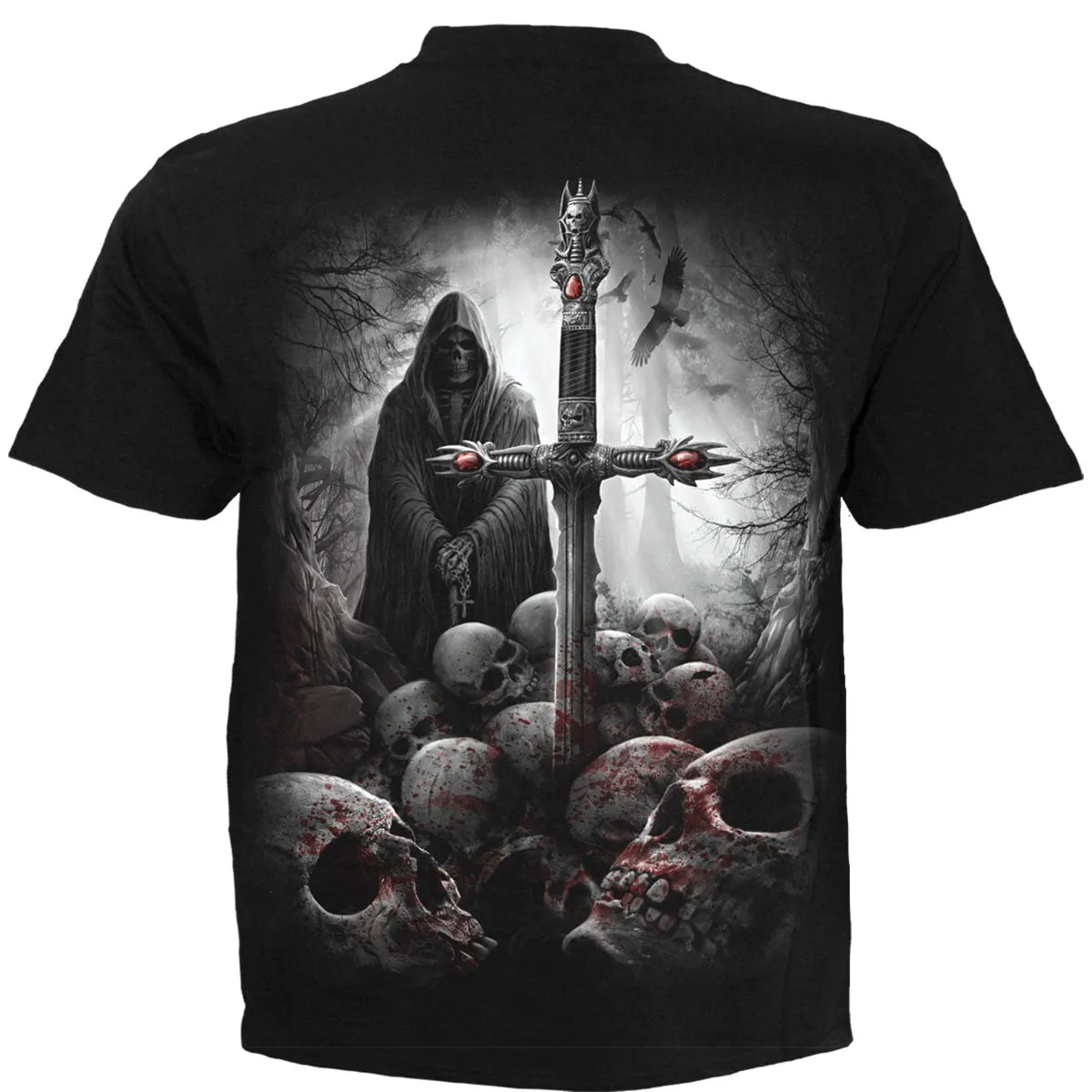 Spiral - SOUL SEARCHER - T-Shirt Black sold by Paradiso Clothing product image thumbnail 2