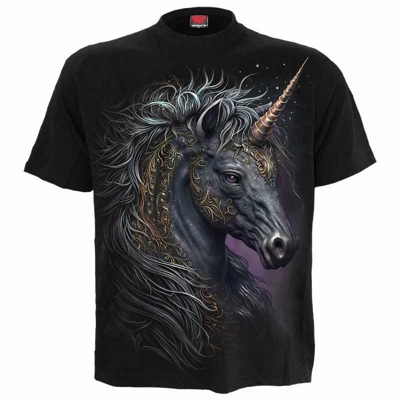 Spiral - CELTIC UNICORN - T-Shirt Black made by Paradiso Clothing