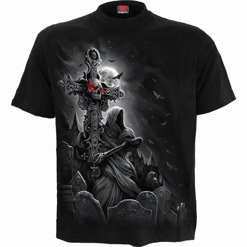 Spiral - GRAVE WALKER - T-Shirt Black made by Paradiso Clothing