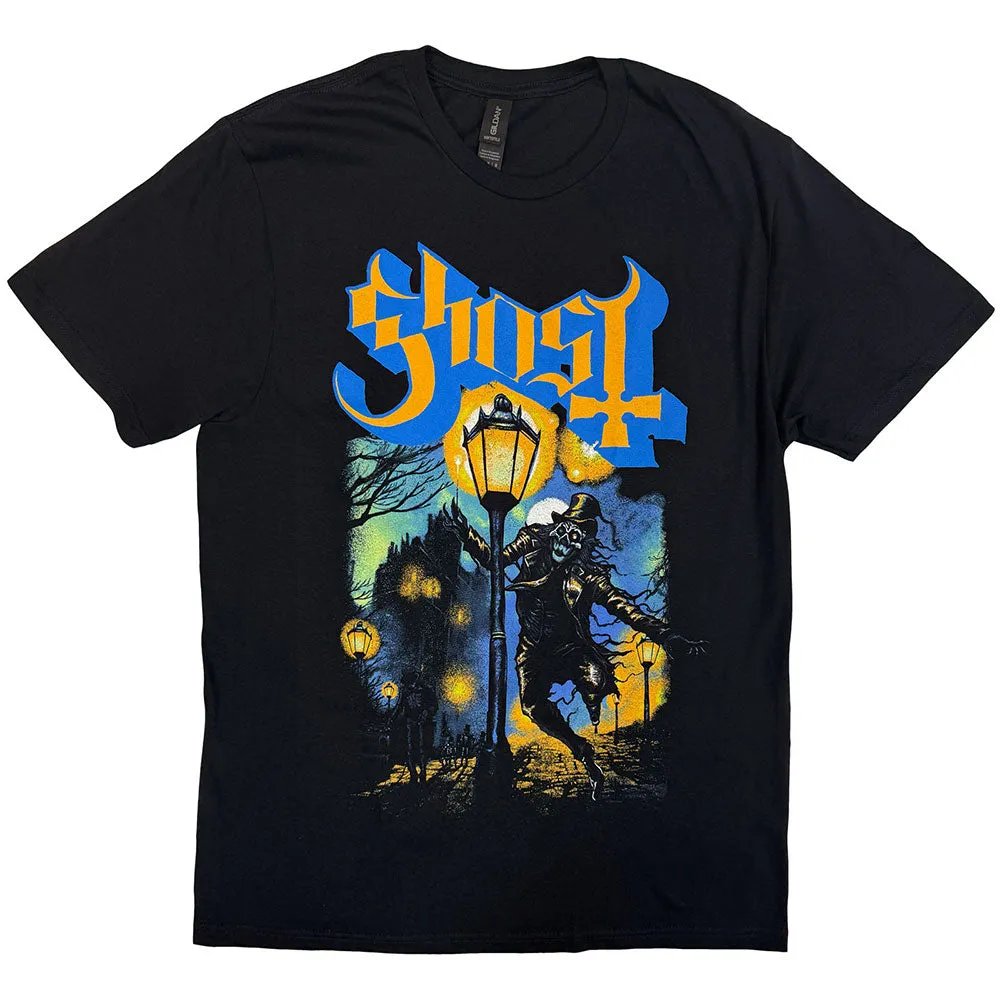 Ghost Unisex T-Shirt: The Lamplighter (Black) sold by Paradiso Clothing