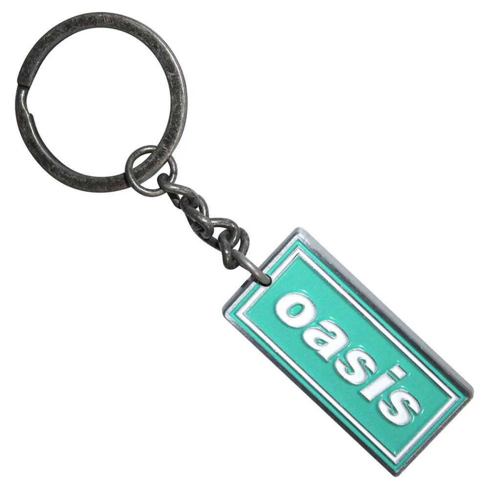 Oasis Live 25 Decca Band Logo Mint Keychain sold by Paradiso Clothing