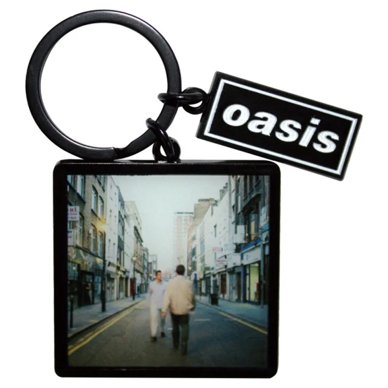Oasis Live 25 What's The Story Album Decca Band Logo Charm Keychain made by Oasis