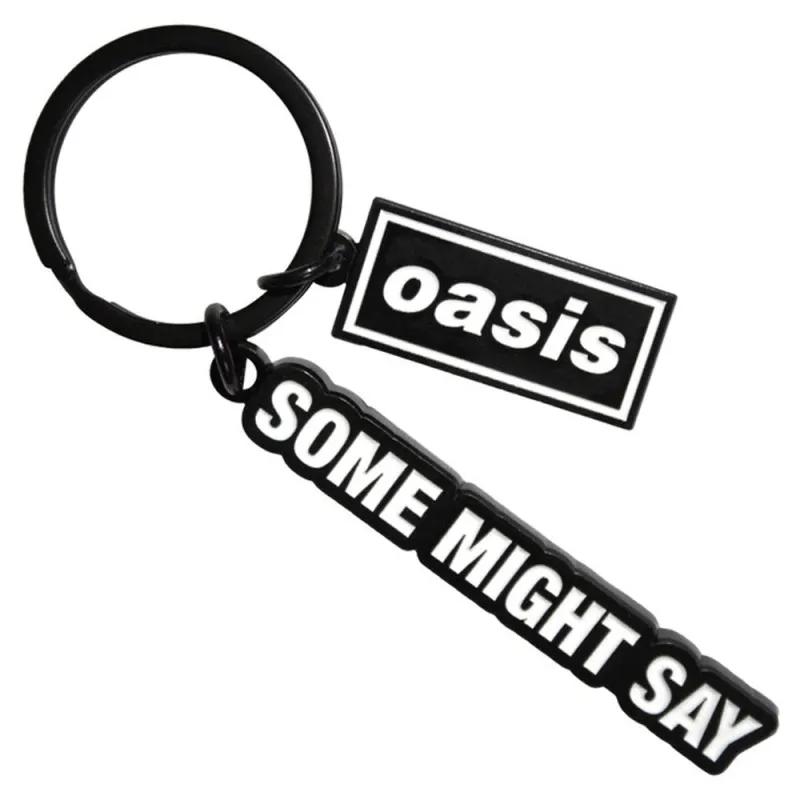 Oasis Live 25 Some Might Say Decca Band Logo Charm Keychain made by Oasis