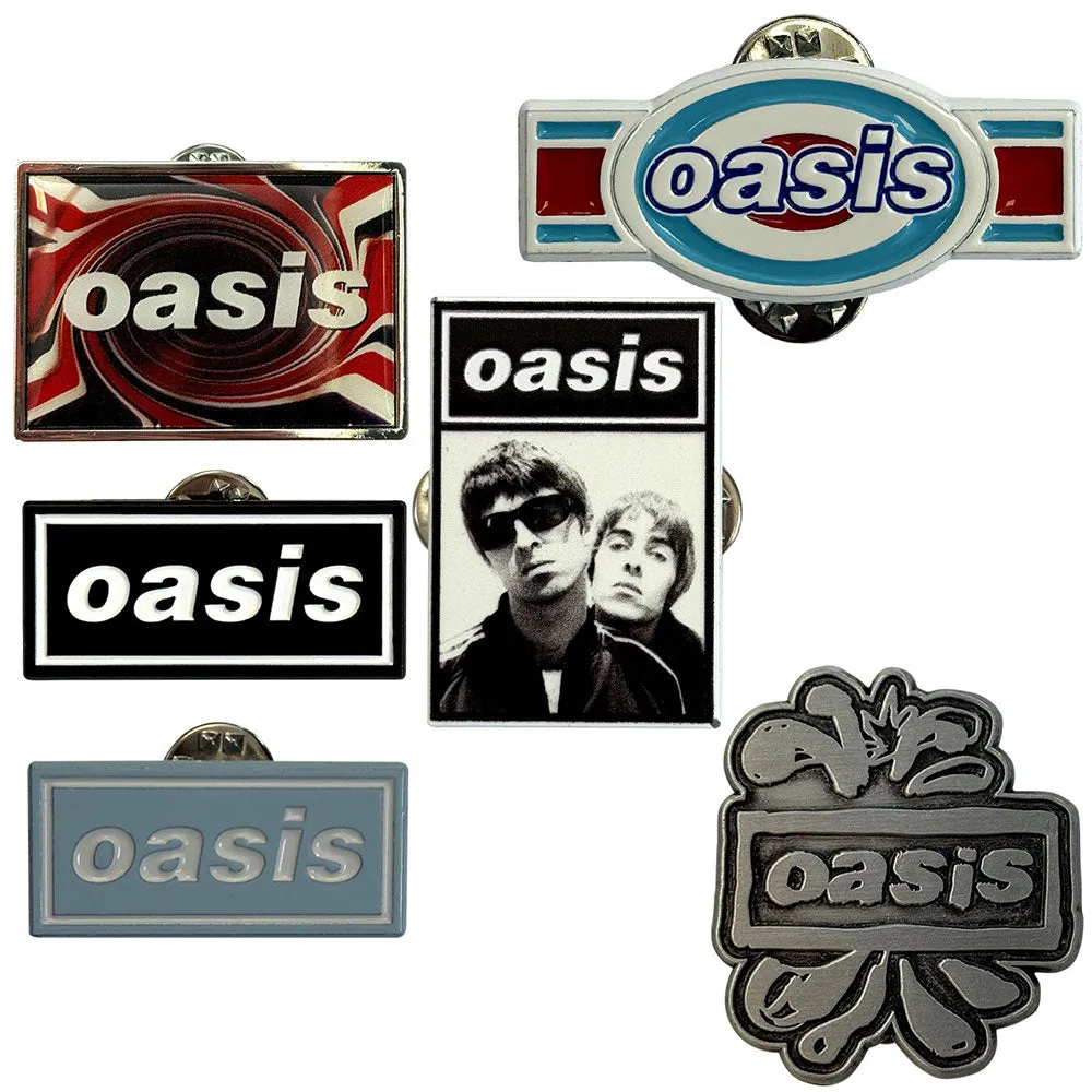 Oasis Band Logo Pin Badge Gift Set sold by Paradiso Clothing product image thumbnail 2