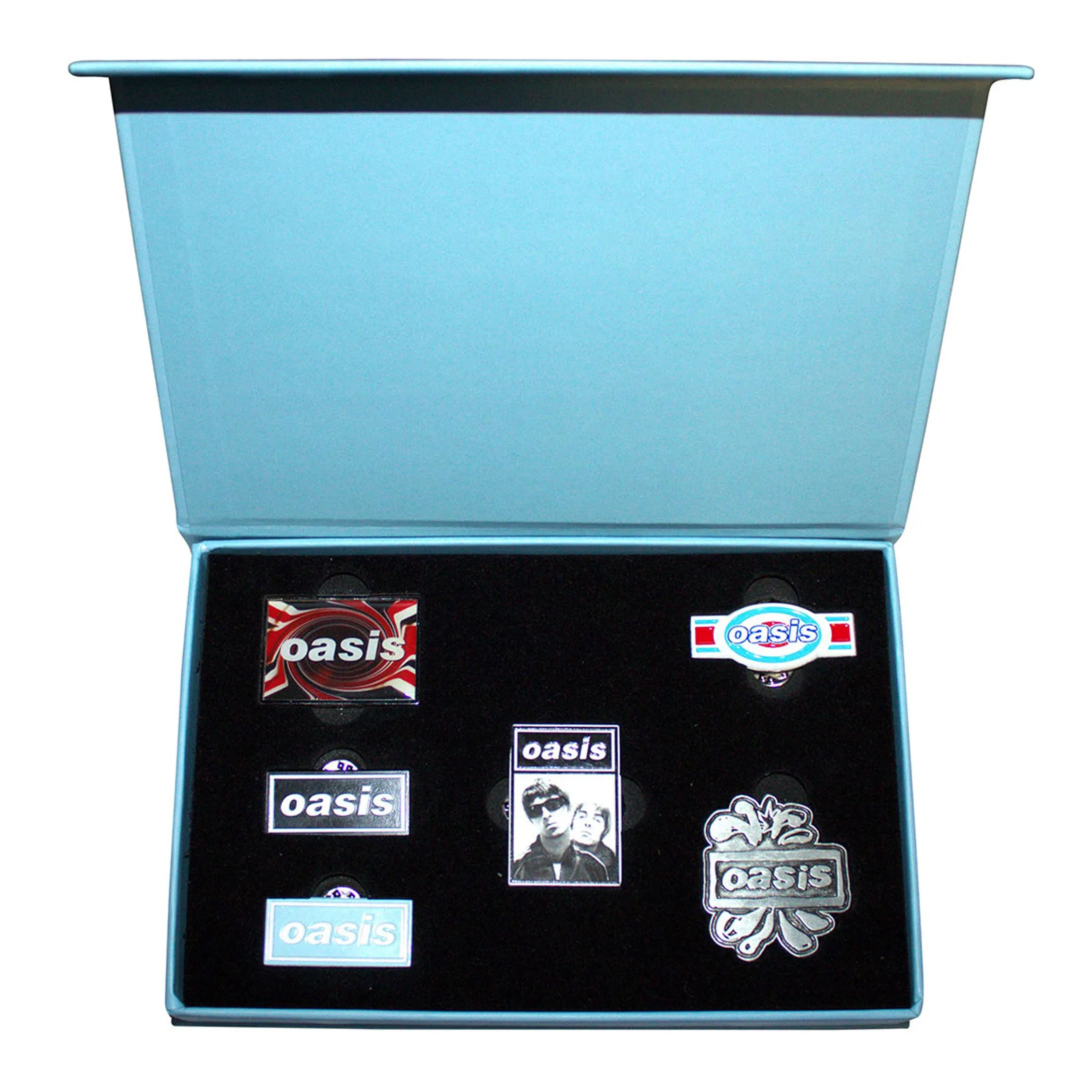Oasis Band Logo Pin Badge Gift Set sold by Paradiso Clothing product image thumbnail 3