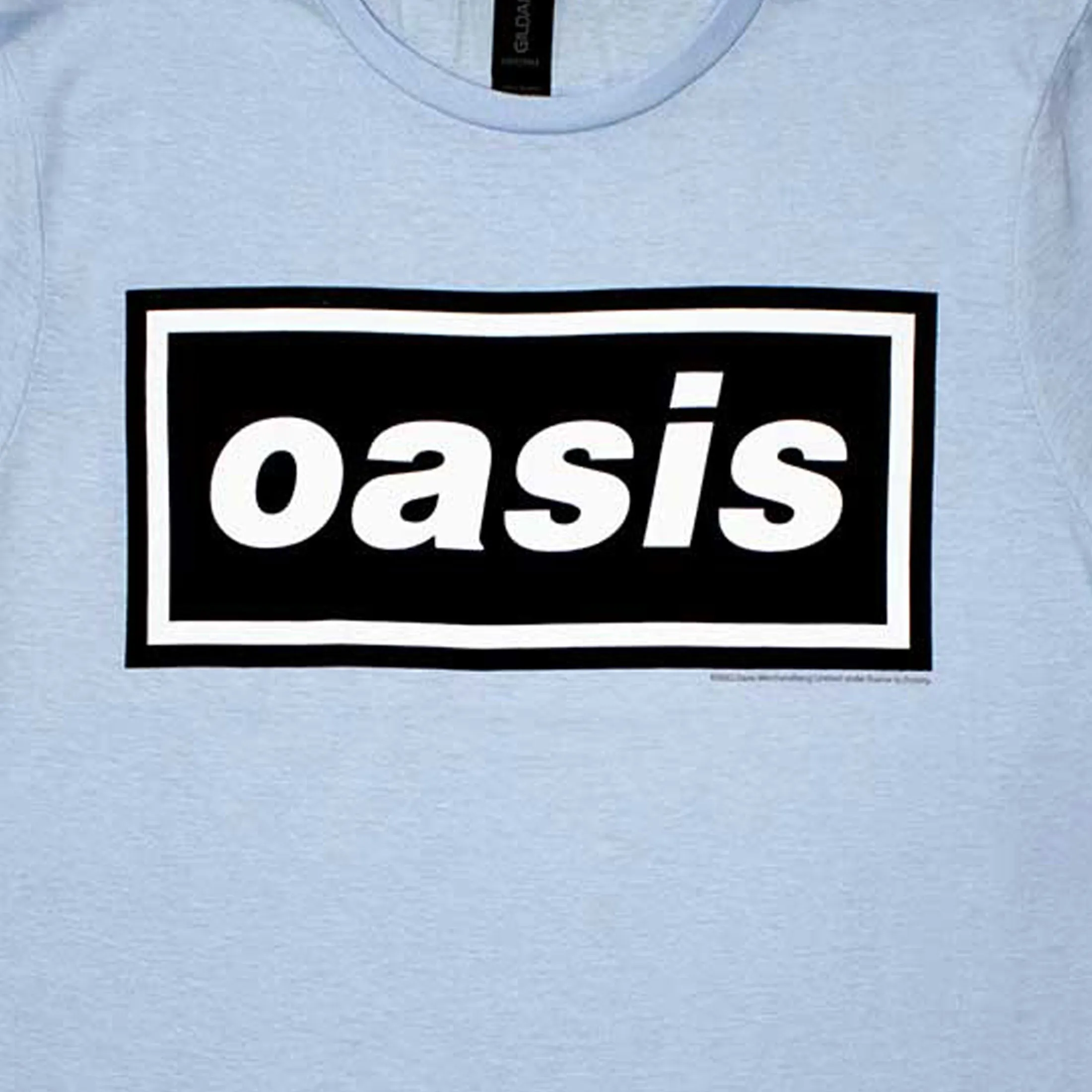 Oasis Classic Decca Band Logo Skinny Fit T Shirt sold by Paradiso Clothing product image thumbnail 2