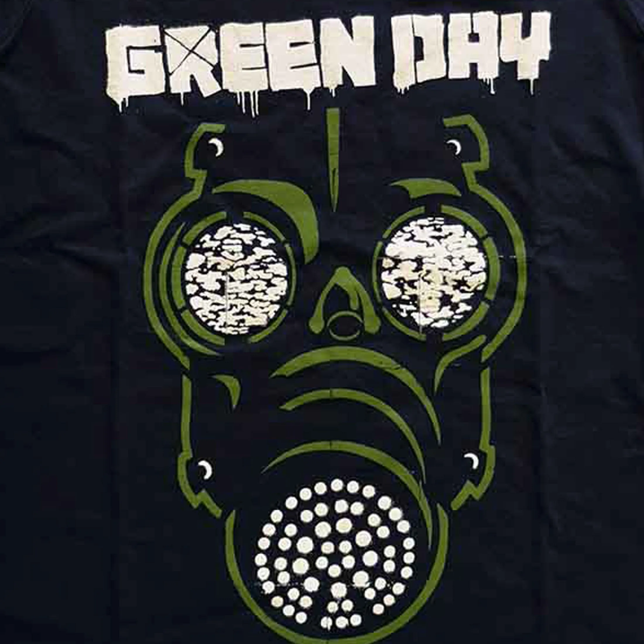 Green Day Mask Band Logo Skinny Fit T Shirt sold by Paradiso Clothing product image thumbnail 2